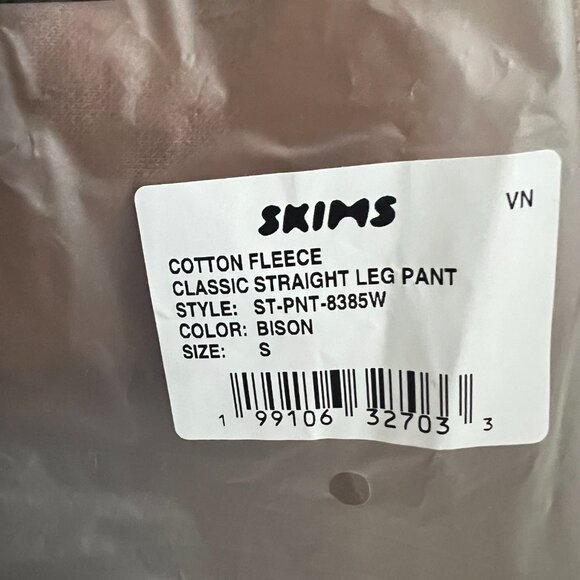 SKIMS Bison Sweat Set (Zip Up Hoodie & Pants) - Size Small - NWT - Picture 7 of 8